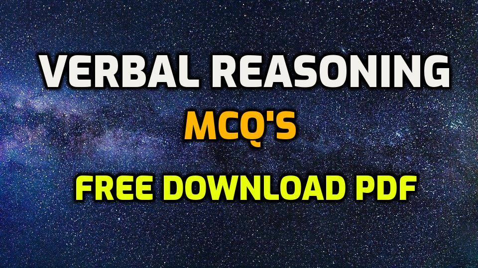 Verbal Reasoning MCQS With Answers PDF Free Download ILm Key   Addtext Com MTI1MzUzNzY4NA 