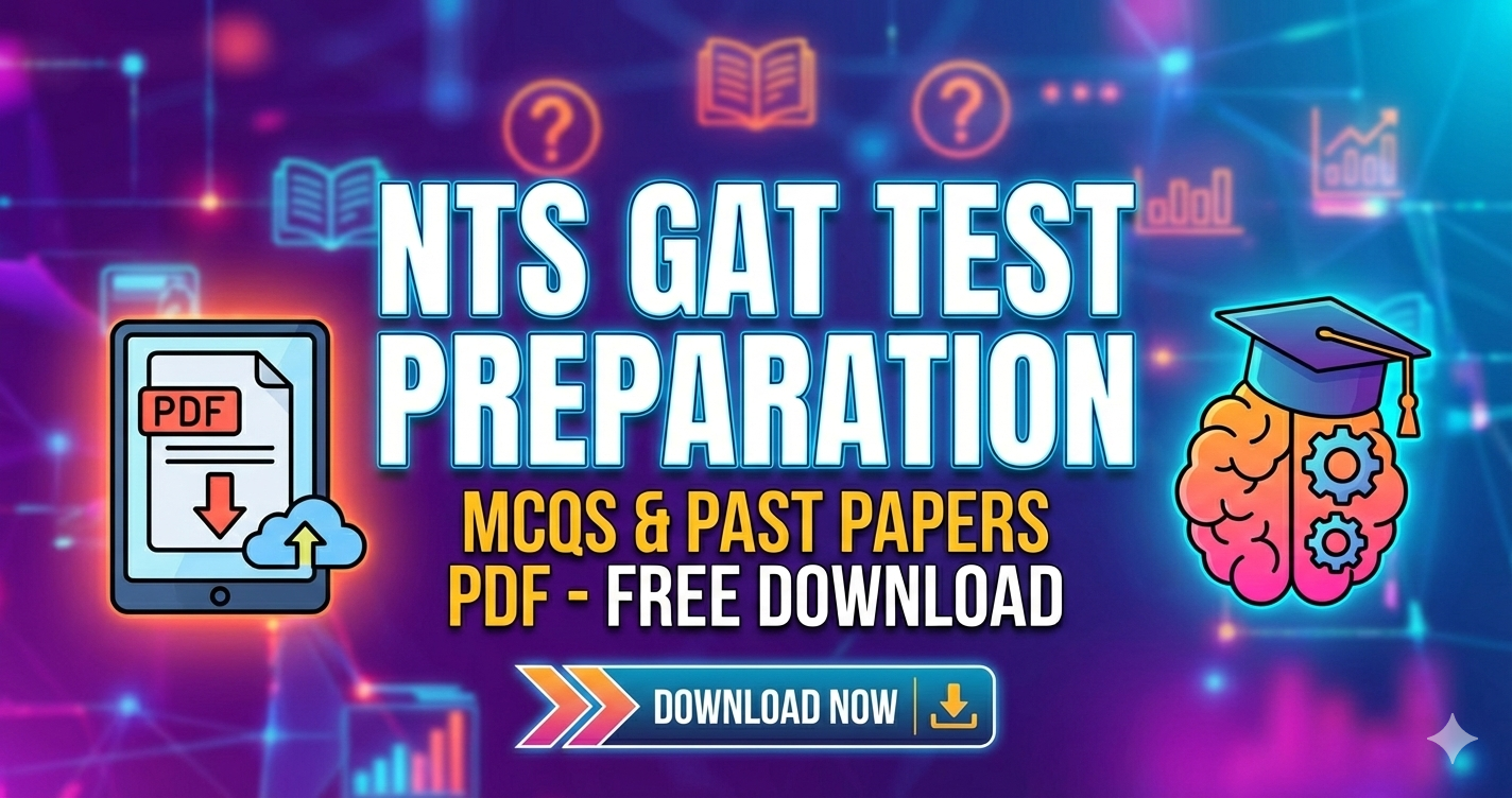 Nts Example NTS Gat Test Preparation Mcqs And Past Papers PDF Free Download - ILM KEY
